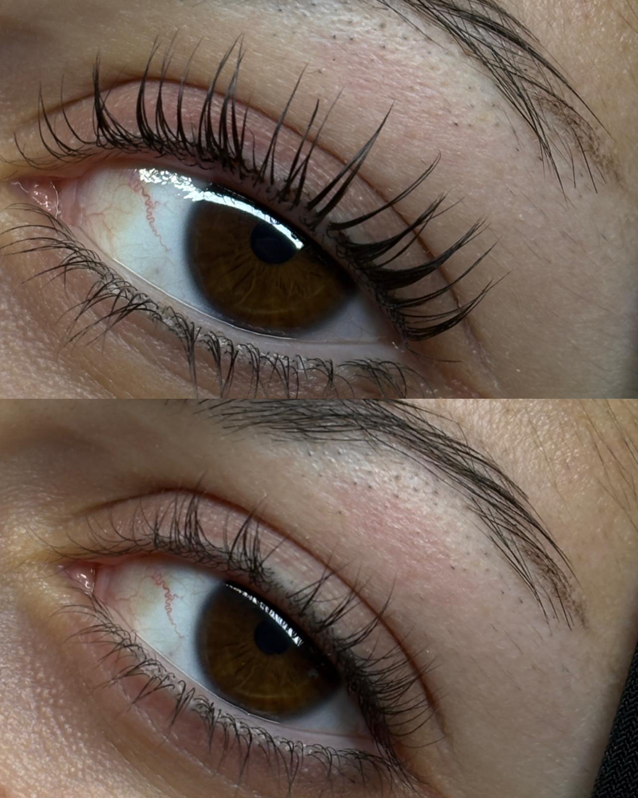 Detailfoto Korean Lash Lift resultaat